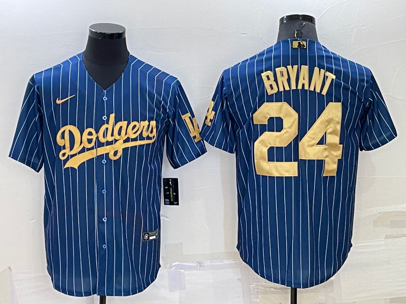 Men's Los Angeles Dodgers #24 Kobe Bryant Navy Gold Cool Base Stitched Baseball Jersey Men's Los Angeles Dodgers #24 Kobe Bryant Navy Gold Cool Base Stitched Baseball Jersey